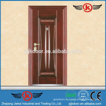 JK-S9215 puerta de seguridad exterior de lujo acero tallado diseño de puertas